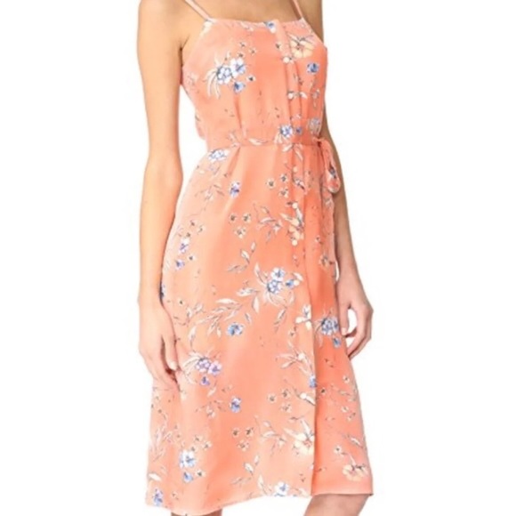 ALI & JAY Dresses & Skirts - Ali & Jay | Pink Floral Button Down Dress - E35